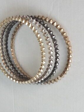 Kendra Scott Set of 5 Stackable Metal Bangle Bracelets Mix